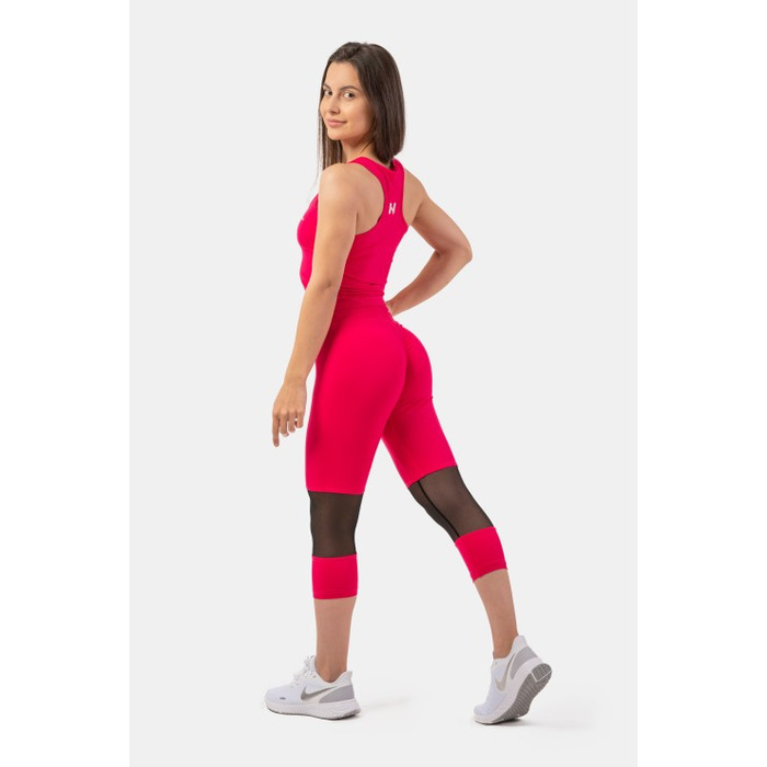 Легінси High-Waist ¾ Length Sporty Leggings 406 Pink