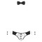 Чоловічий костюм Sven Joy Men's Jock Briefs із трьох предметів, чорно-білий, розмір S