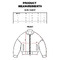 Бомбер Nebbia Washed Bomber Jacket with Contrast Lining LEGEND Black 784