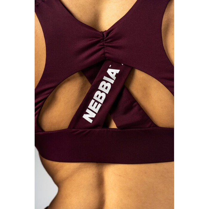 Топ Nebbia Sports Bra STRONG BEAUTY Dark Red 424