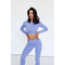 Топ Nebbia Cropped Long Sleeve Top ELEVATED Light Purple 468