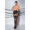 Колготки з відкритим доступом та ажурними вставками TIOPEN 013 black 1/2 (20/40 den) - Passion