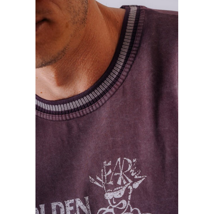 Футболка NEBBIA x Olympia Heavyweight Cotton T-Shirt Bordo 941