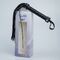F61419 батіг з екошкіри c вузькими хвостами FLOGGER BLACK