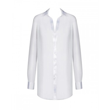 Сексуальний халат-сорочка Obsessive Stellya babydoll white M/L