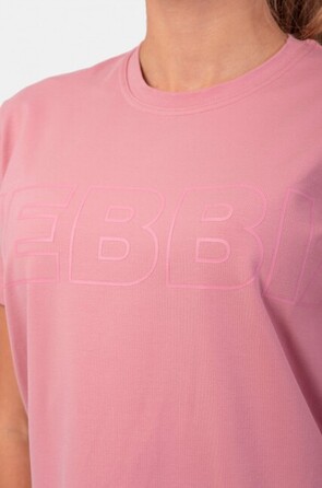 ФУТБОЛКА INVISIBLE LOGO NEBBIA T-SHIRT 602 Rose Roze