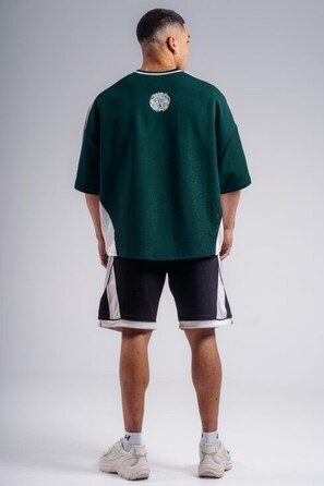 Футболка Nebbia Oversized T-Shirt PRIMAL Dark Green 869