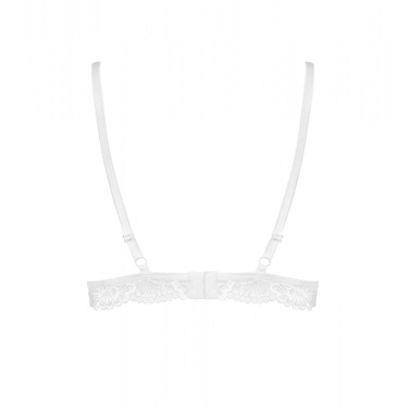 Бюстгальтер кружевной Obsessive 810 белый, размер L/XL