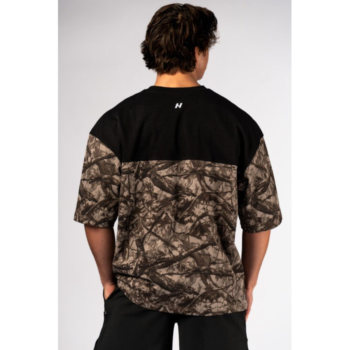 Футболка Nebbia Oversized Tee POWER Light Brown Camo 898