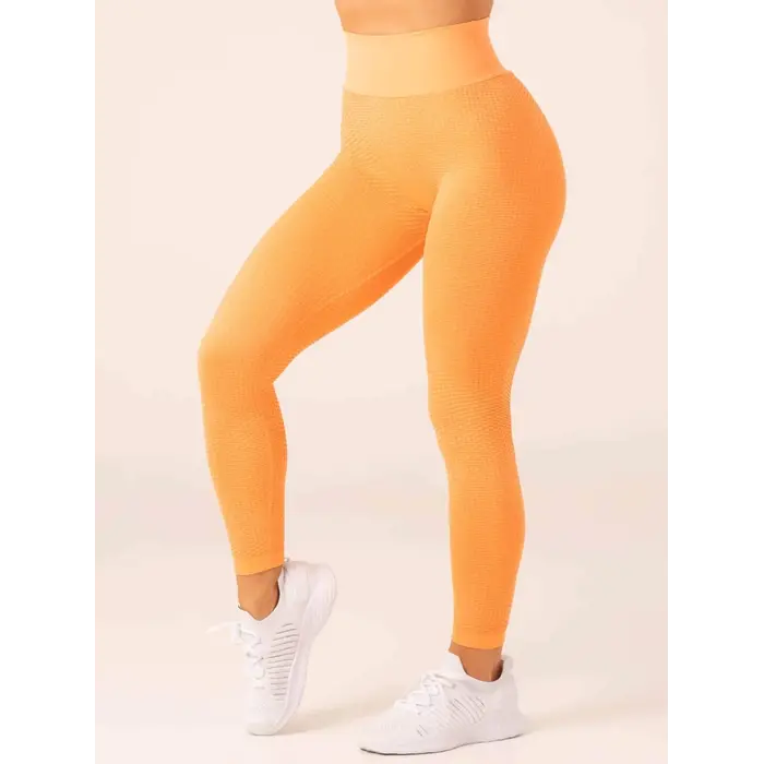 Леггинсы Ryderwear Honeycomb Scrunch Seamless Leggings - Mango