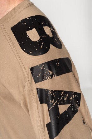 Футболка Nebbia Oversized T-shirt LIFTING CLUB Light Brown 353