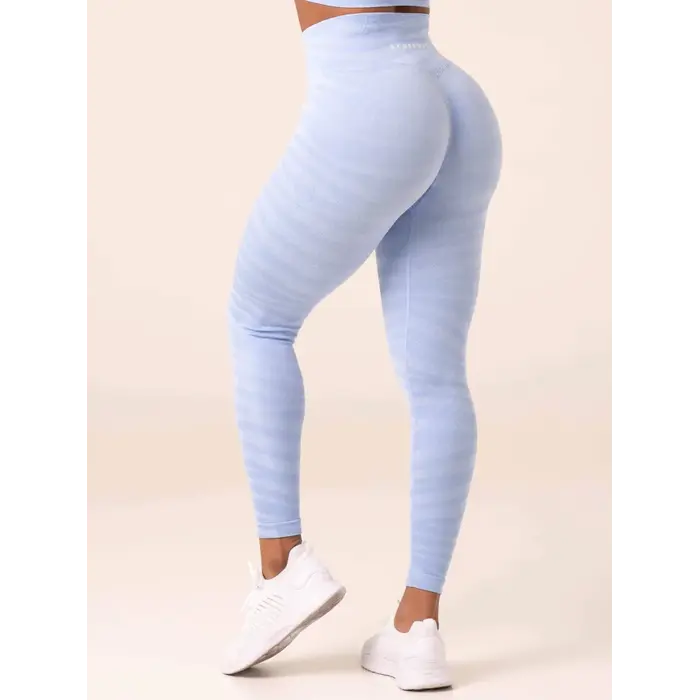 Леггинсы Ryderwear Zebra Seamless Leggings - Sky Blue Zebra