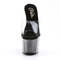 Шлепанцы Pleaser Adore-701G, каблук 7 дюймов, высота 2 3/4 дюйма, PF, с блестками, прозрачный/черный