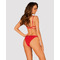 Комплект Obsessive Diyosa set 2-pcs red XS/S