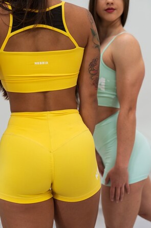 Шорти Nebbia High Waisted Shorts 5″ GYM HERO Yellow 582