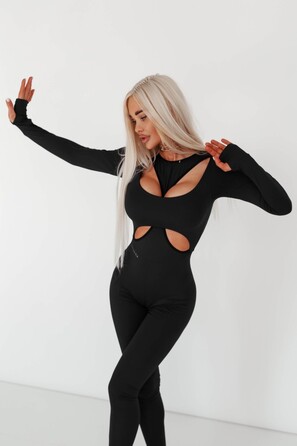 Комбинезон Fitzona Jumpsuit Fitness Black MACFTZ5409