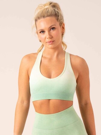 Топ Ryderwear Ombre Seamless Sports Bra - Lime Ombre