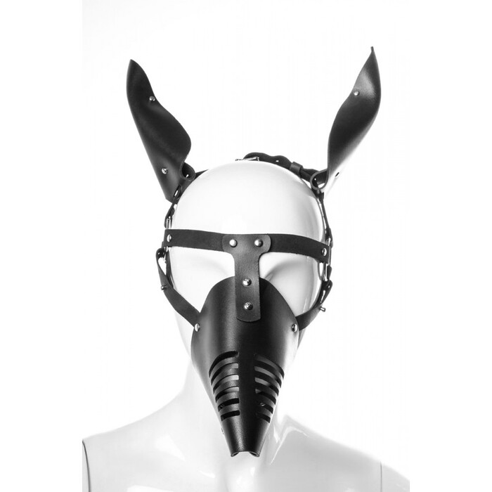 Маска Hand Made Candy Hero Doberman, натуральная кожа, черный