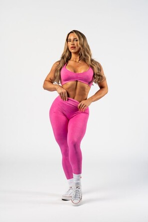 Легінси Nebbia Seamless High-Waist Leggings MAXIMUM PUSH-UP Pink 302