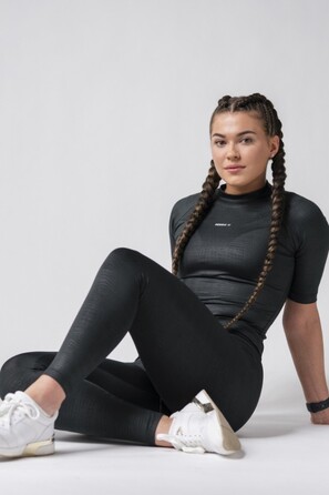 Легінси Python SnakeSkin High-Waist Leggings 407 Black