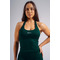 Майка Nebbia Halter Top with Built-in Bra PRIMAL Dark Green 863
