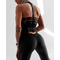 Легінси FZ Black Shiny Leggings with Strappy Back