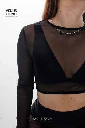 Кроп-топ Venus Iconic з сітки для танців та повсякденного образу