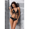 Боді зі стреп ремінцями LAMIS BODY black S/M - Passion