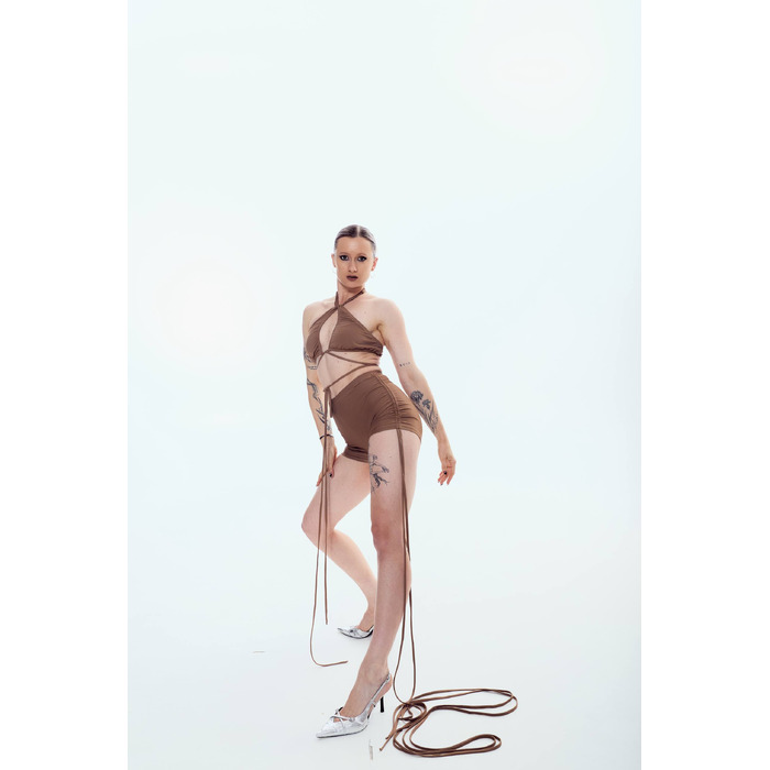 TRUE shorts Mocha nude biflex_ мокко бежевий