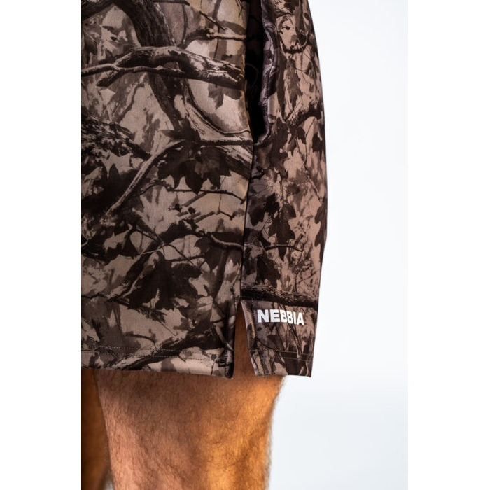 Шорти Nebbia Training Shorts POWER Light Brown Camo 902