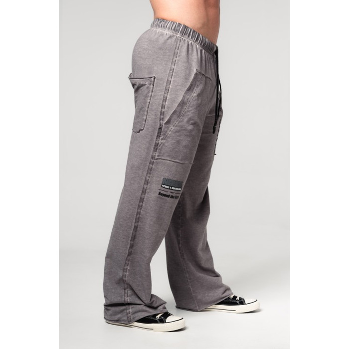 Штани Nebbia Washed-off Gym Sweatpants NO SHORTCUTS Light Grey 372