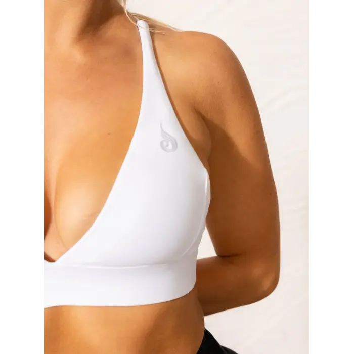 Топ Ryderwear NKD Low Neck Sports Bra - White