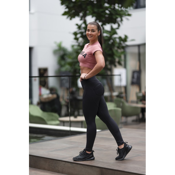 Штаны High Waist & Lifting Effect Bubble Butt pants Black 587