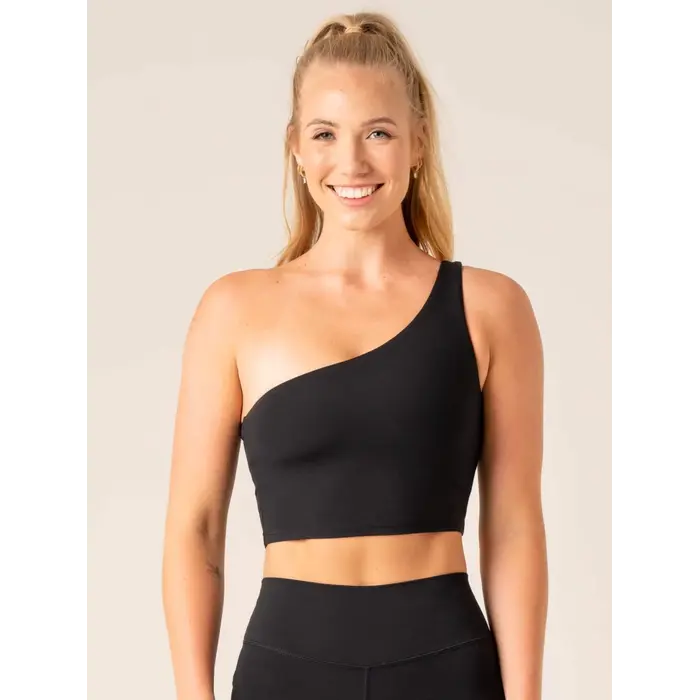 Топ Ryderwear NKD One Shoulder Tank Bra - Black