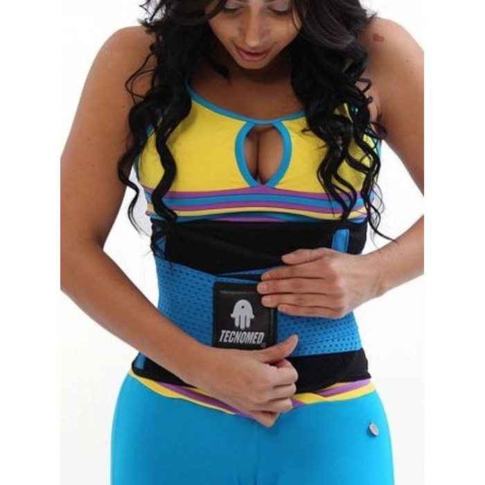 Пояс Tecnomed Fitness Belt Body Shaper 615762 Blue
