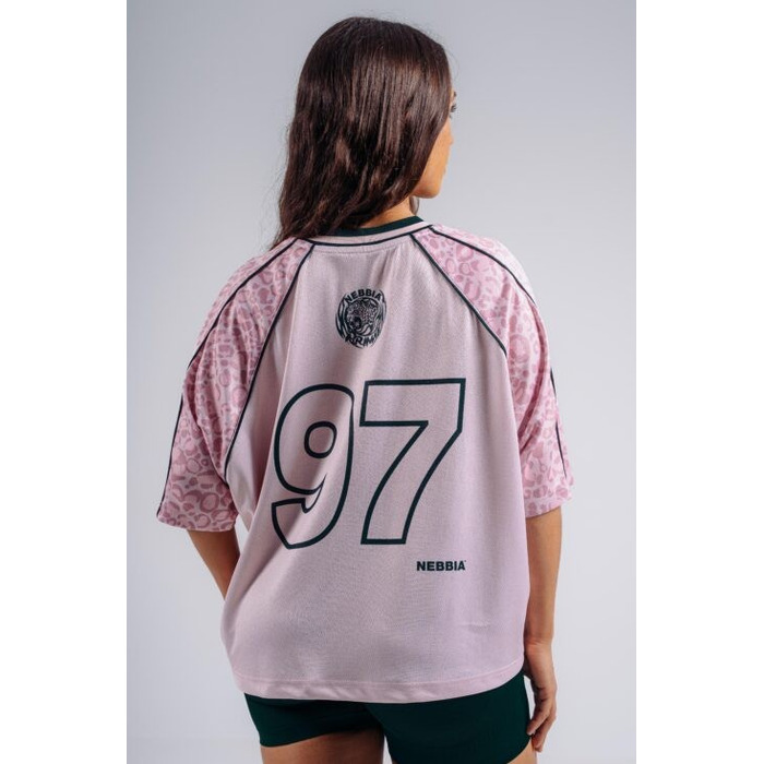 Футболка Nebbia Oversized T-Shirt '97 PRIMAL Pink Leopard 862