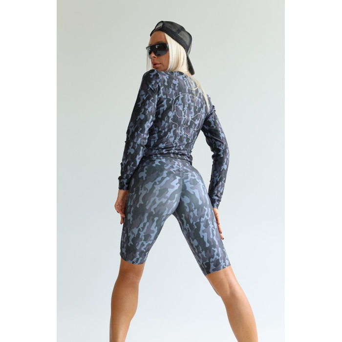 Кофта BLACK MILITARY JACKET WITH ZIPPER