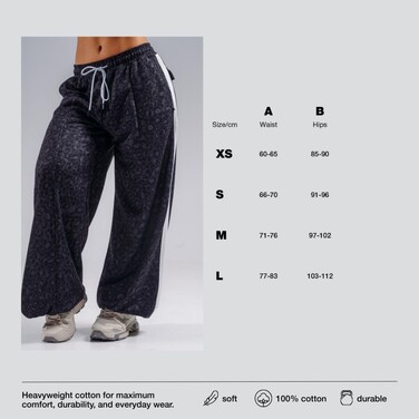 Штани Nebbia Baggy Leopard Sweatpants PRIMAL Pink Leopard 865