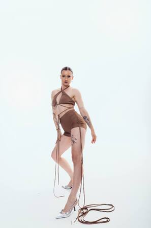 TRUE shorts Mocha nude biflex_ мокко бежевий