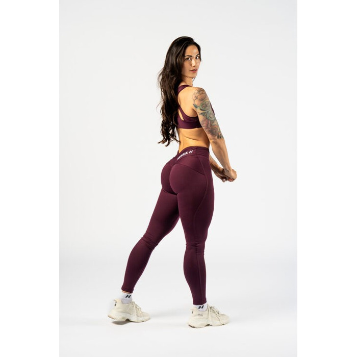 Легінси Nebbia V-shaping Belt Leggings STRONG BEAUTY Dark Red 425