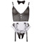 Рольовий костюм покоївки Cottelli Collection Maid Body 3 предмети, S