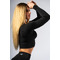 Топ Nebbia Seamless Long-Sleeve Top POWER Black 892