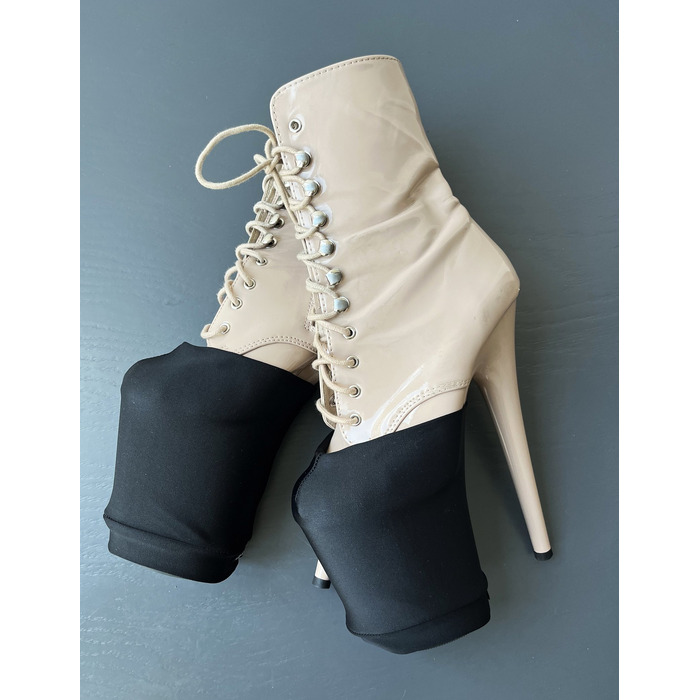 Захисти для Взуття Matte Stretch для Pole Dance Heels Захист та Стиль - чорний