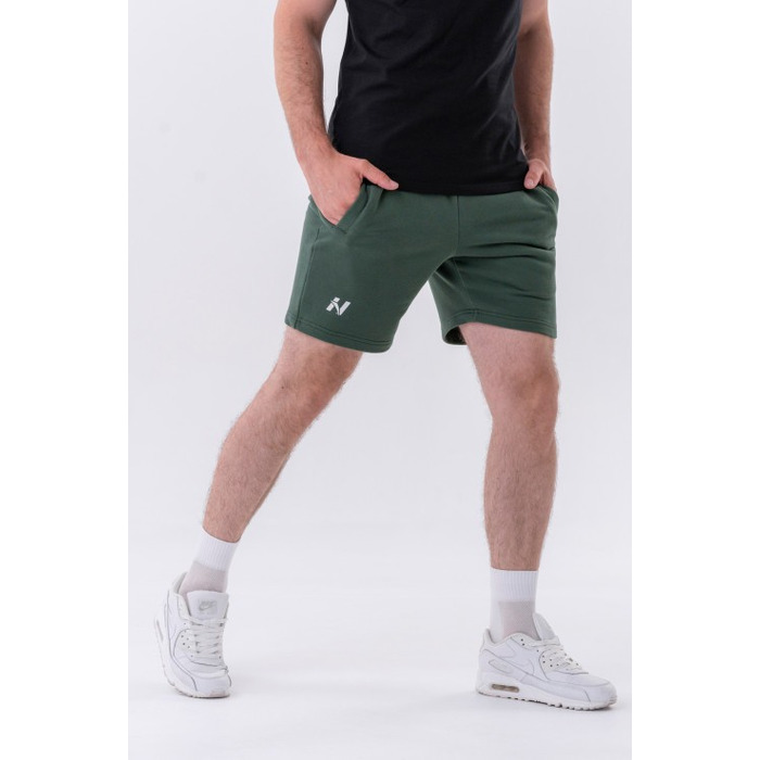 Шорти Relaxed-fit Shorts with Side Pockets DARK GREEN 319