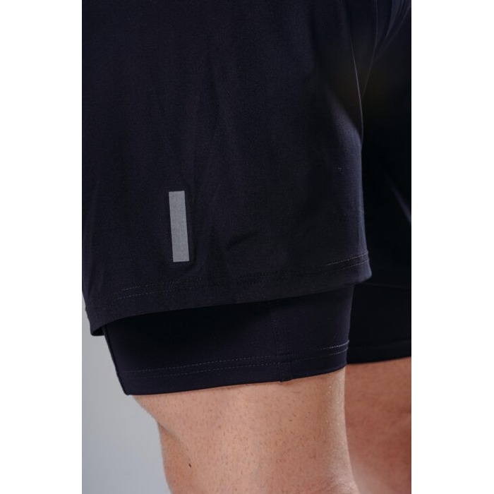 Шорти Nebbia Double-Layer Training Shorts PRIMAL Black 878