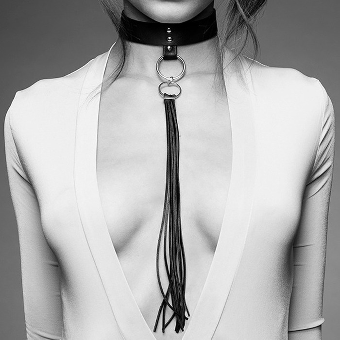 Чокер Bijoux Indiscrets MAZE - Tassel Chocker Black
