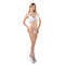 Комплект бікіні 2-в-1 Dancewear Jade-02F з пір'ям (slingshot), білий
