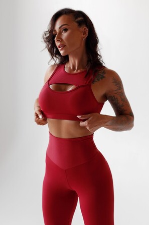 Легінси Legging Zig Zag Fitzona Wine 14837