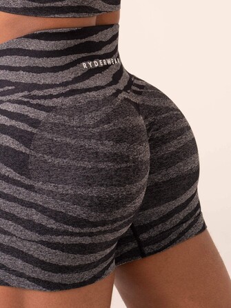 Шорты Ryderwear Zebra Seamless Shorts - Grey Marl/Black Zebra