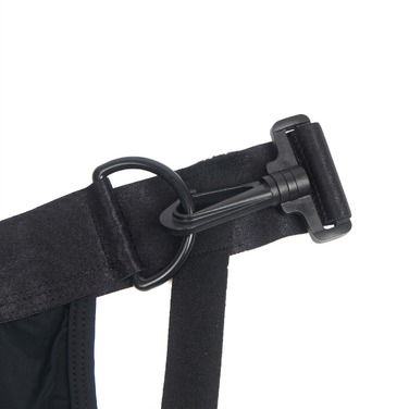 Чоловічий топ з довгим рукавом Star Night та труси з відкритим доступом, чорні, M